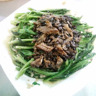 豆豉鲮鱼油麦菜