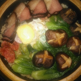 广式腊肠煲仔饭