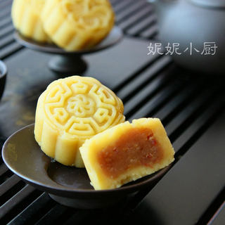 玫瑰馅绿豆糕