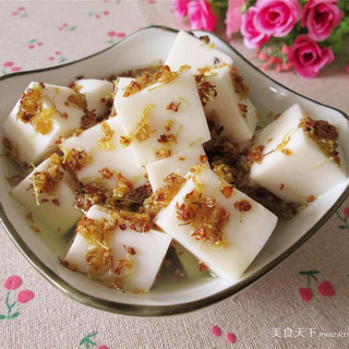 桂花杏仁奶豆腐