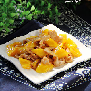 菠萝蜜炒肉片