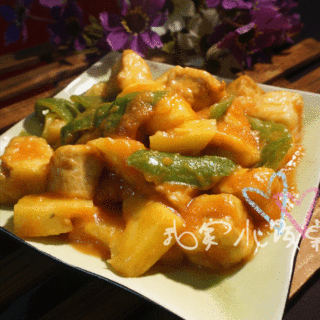 菠萝咕咾豆腐