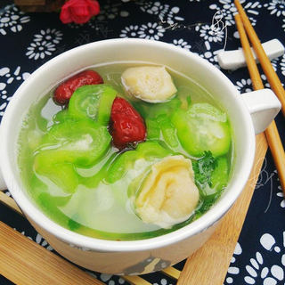 海鲜丝瓜汤