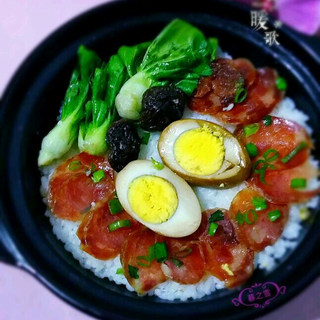 辣肠煲仔饭