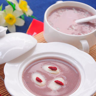 红豆薏仁山药糊