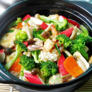 海鲜豆腐煲