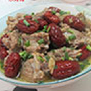 红枣蒸老鸭---宴客菜