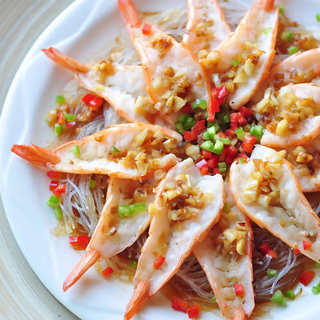 蒜茸粉丝蒸虾
