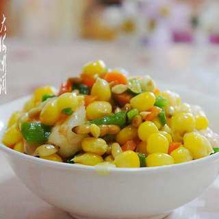 鲜虾仁松仁玉米