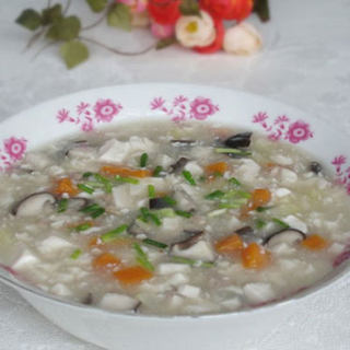 香菇肉糜豆腐羹