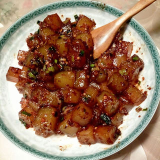 炒凉粉，小时候的味道