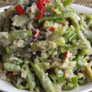 河南蒸豆角