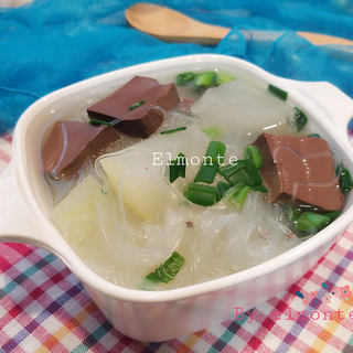 冬瓜鸭血粉丝汤
