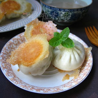 最爱这底子的香酥——豇豆肉末水煎包