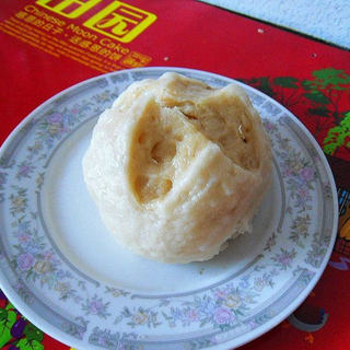 变色开花馒头