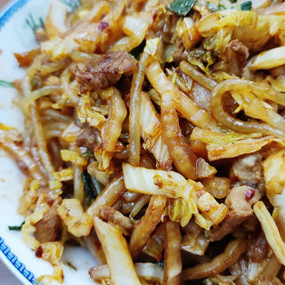 东北酸菜渍粉条