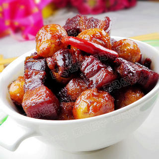 红烧元宝肉