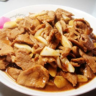 我家拿手菜——蒜爆羊肉