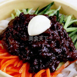 山东葱伴侣炸酱面
