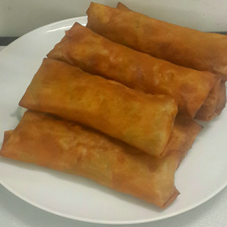 香芹肉丝馅春卷