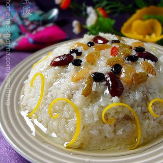 无油家庭版八宝饭
