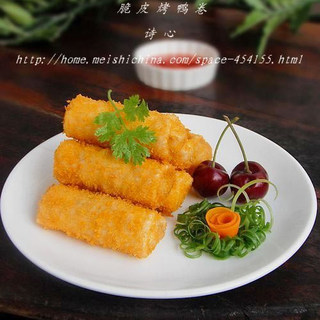 换个方式吃烤鸭-----【脆皮烤鸭卷】
