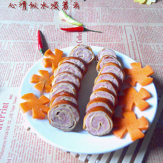 上了烟熏妆的东北菜————东北熏肉卷