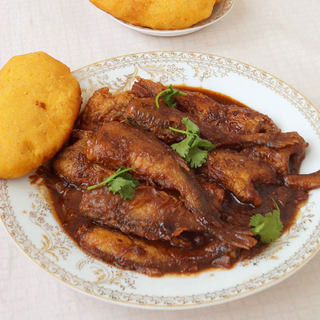 贴饼子炖小黄鱼