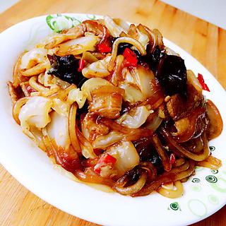 大白菜粉条炒肉