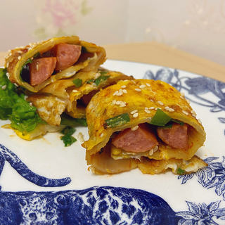 蜜汁烤冷面