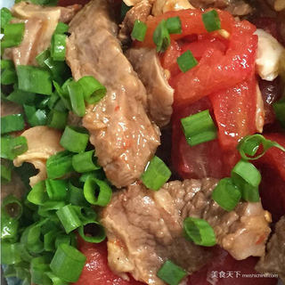 番茄炖牛肉