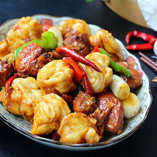 鸡肉垫卷子