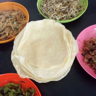 第一次做孜然羊肉卷饼