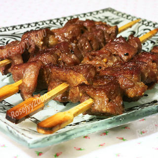 香煎牛肉串