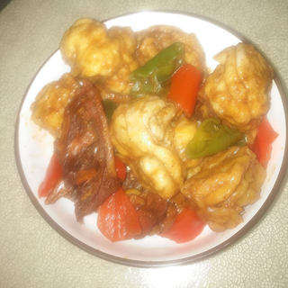 鸡肉焖花卷