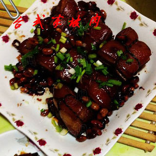 儿子做的台式东坡肉