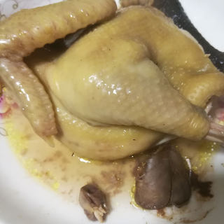 盐蒸鸡