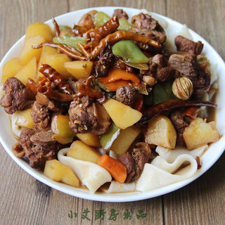 大盘鸡+皮带面