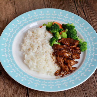 照烧鸡腿饭