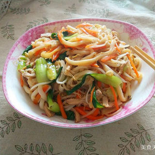 炒乌冬面