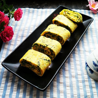 荠菜厚蛋烧