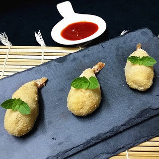 鲜虾可乐饼