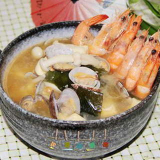 鲜虾味噌汤