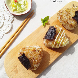 烤核桃饭团