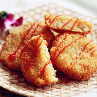 鸡胸肉可乐饼