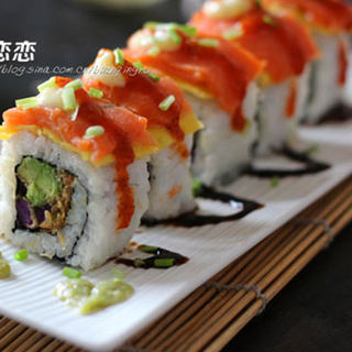 肉蛋三文鱼寿司