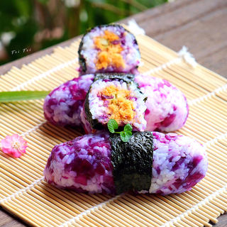 紫甘蓝饭团