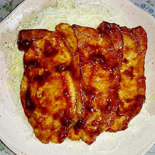 日式料理之豚みそ焼き（猪肉酱烧）