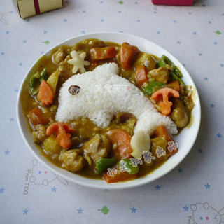 咖喱鸡肉饭