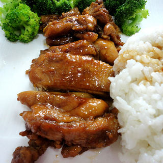 照烧鸡腿饭